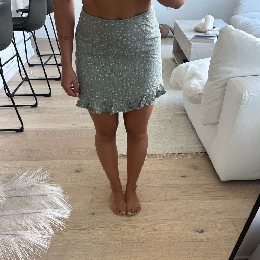 Abercrombie Dotted Mini Skirt